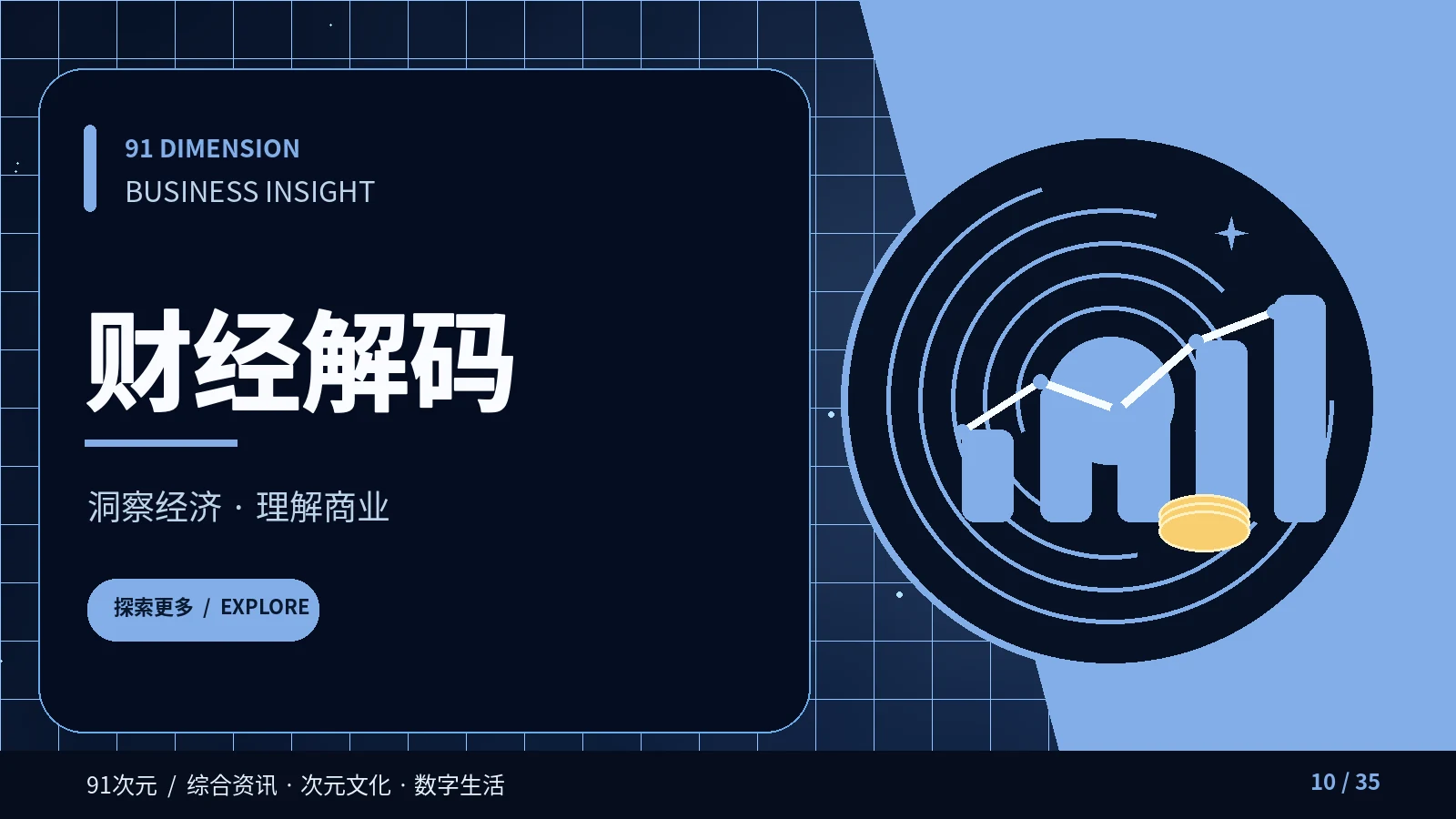 财经解码主题视觉
